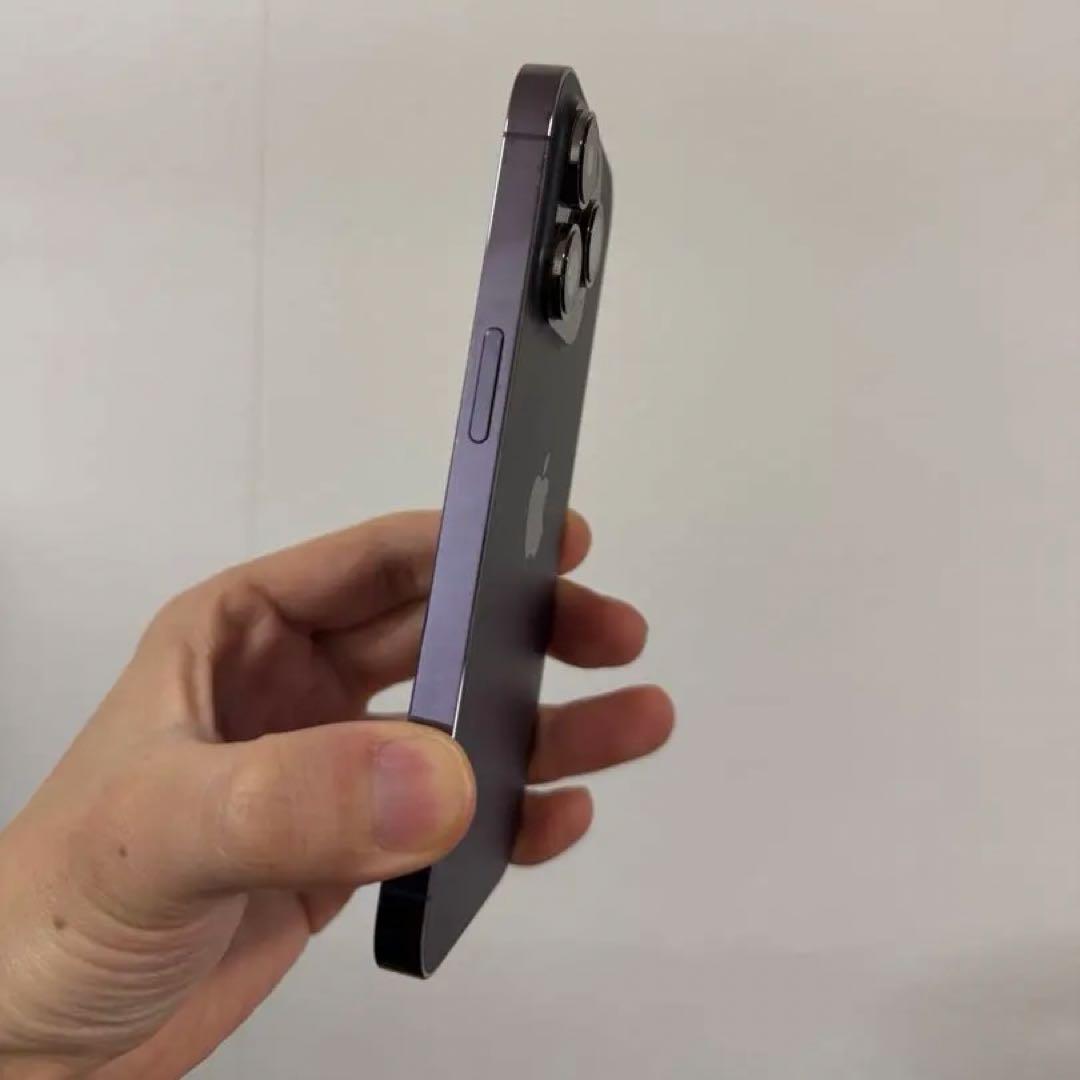 良好　iPhone14pro 256GB ディープパープル SIMフリー
