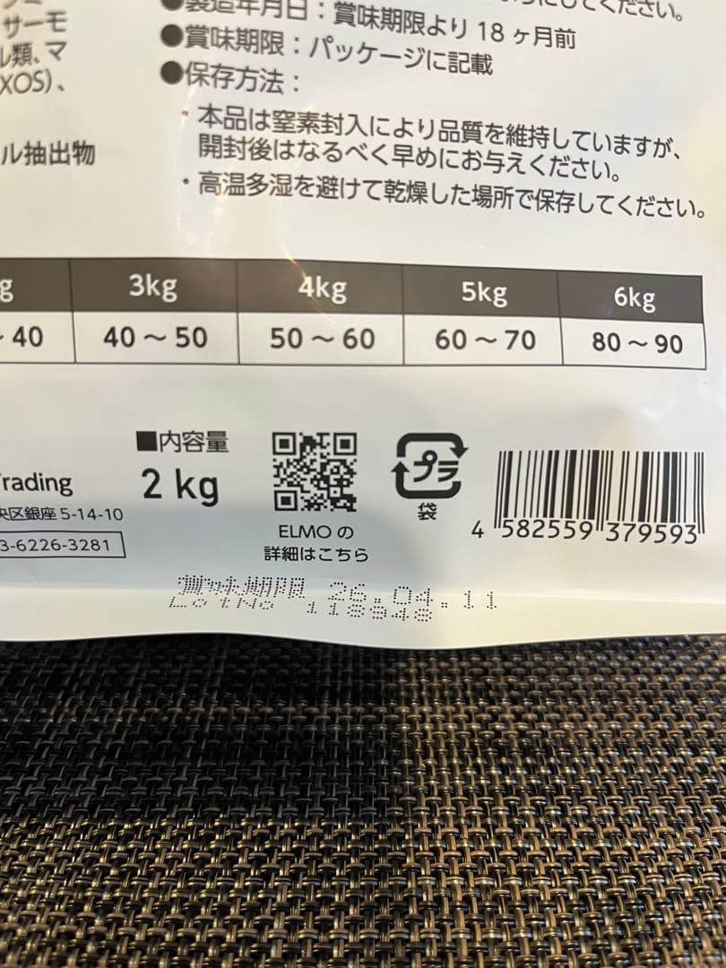 ELMO インドアキャットフード 2kg ✖️4袋