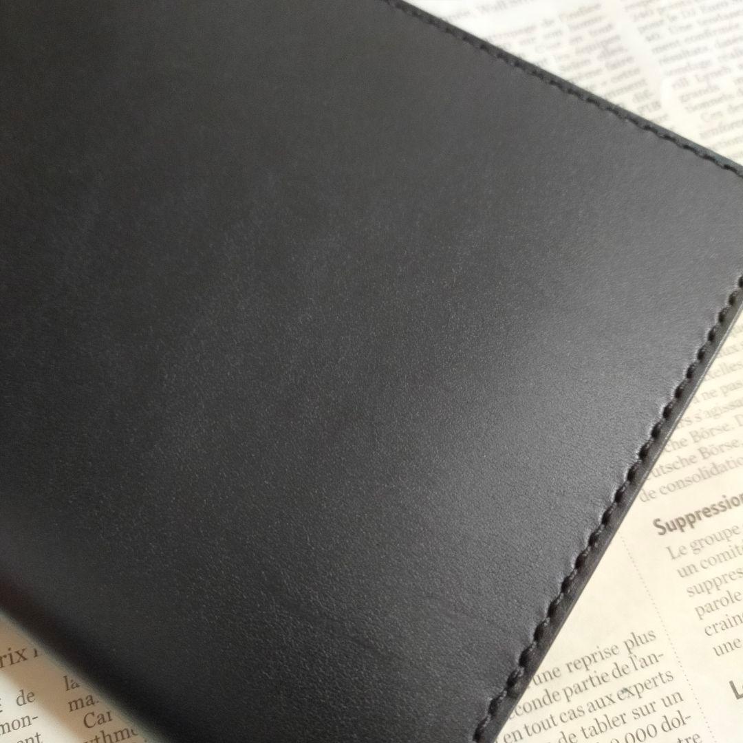 【まや】栃木レザー　ノートカバー