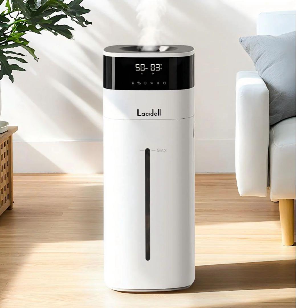 加湿器 大容量 20L/最大85畳ハイブリッド式 スチーム式加熱式 2301J