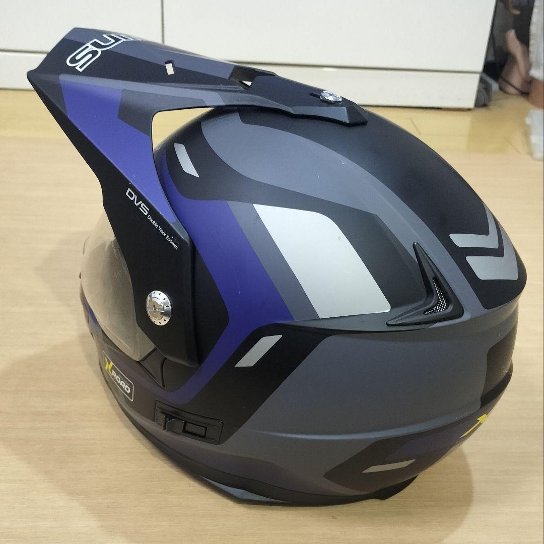 WINS X-ROAD FREE RIDE マットブラック × ブルー Mサイズ