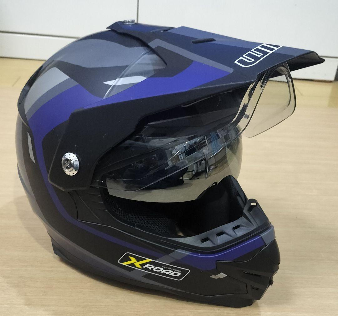 WINS X-ROAD FREE RIDE マットブラック × ブルー Mサイズ