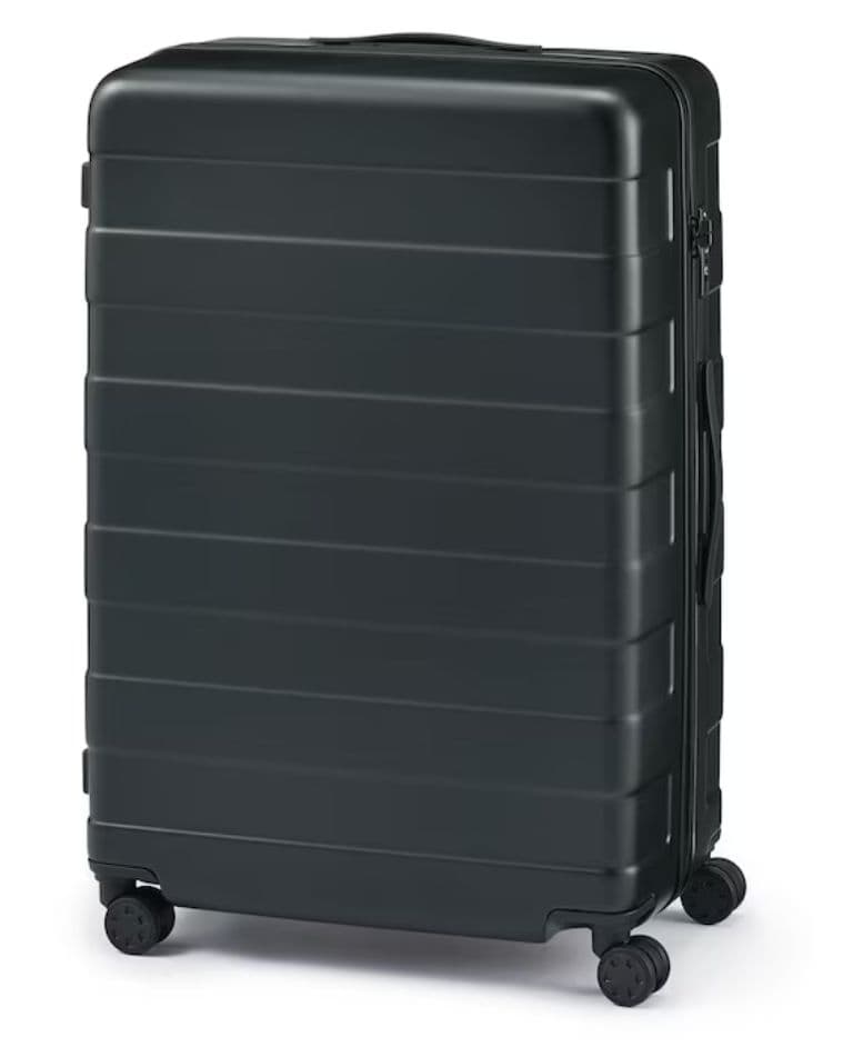 無印良品バーを自由に調節できる　ハードキャリーケース（105Ｌ）