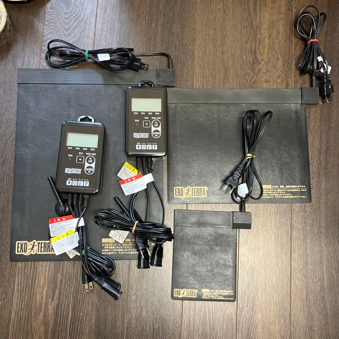 GEX ジェックス タイマーサーモ RTT-1計2台レプタイルヒートLMS計3枚