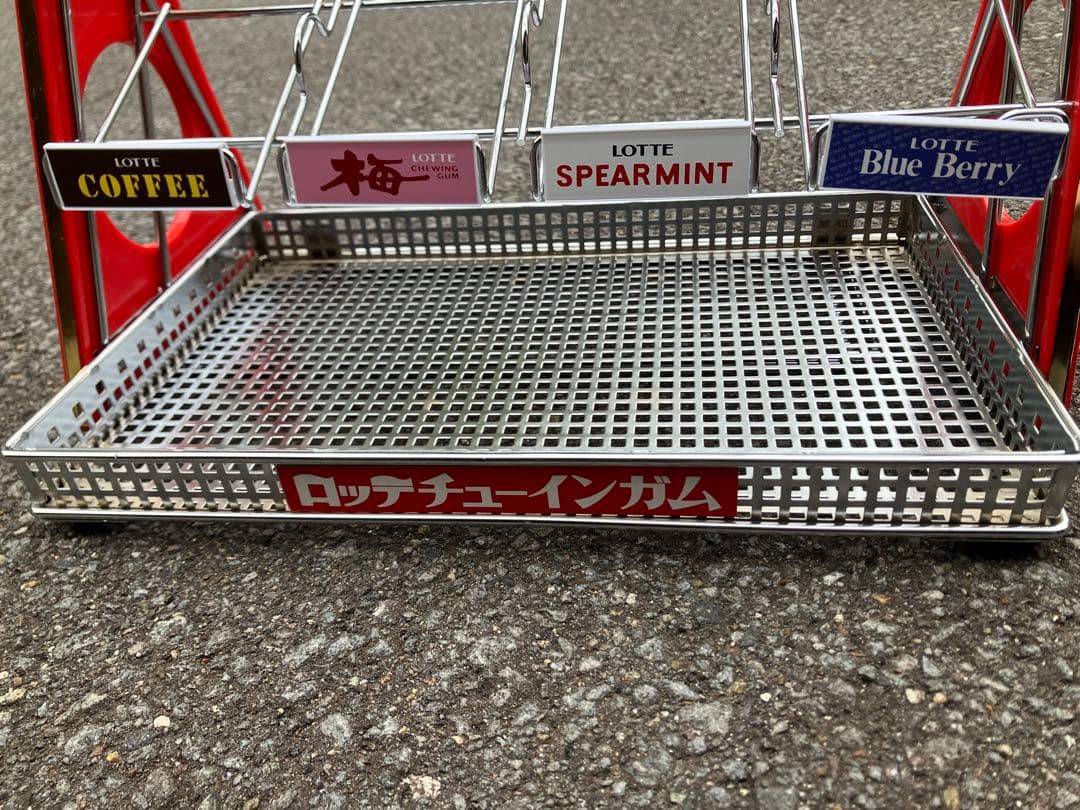 ロッテ　LOTTE　ガム　チューインガム　陳列棚　昭和レトロ