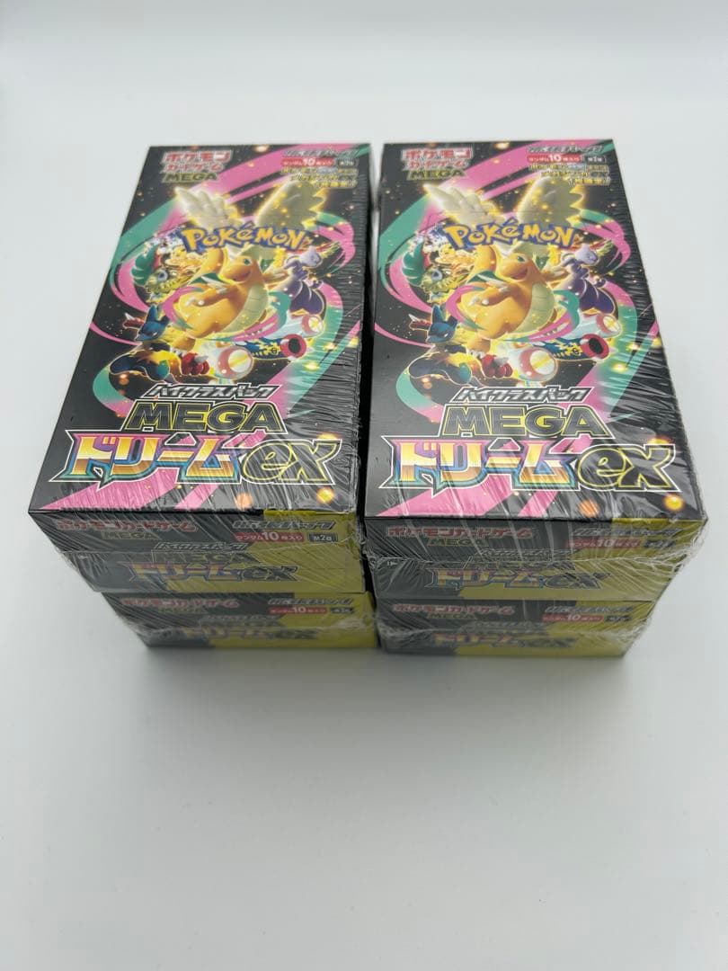 ポケモンカード　ハイクラスパックMEGAドリームex 4BOX シュリンク付き
