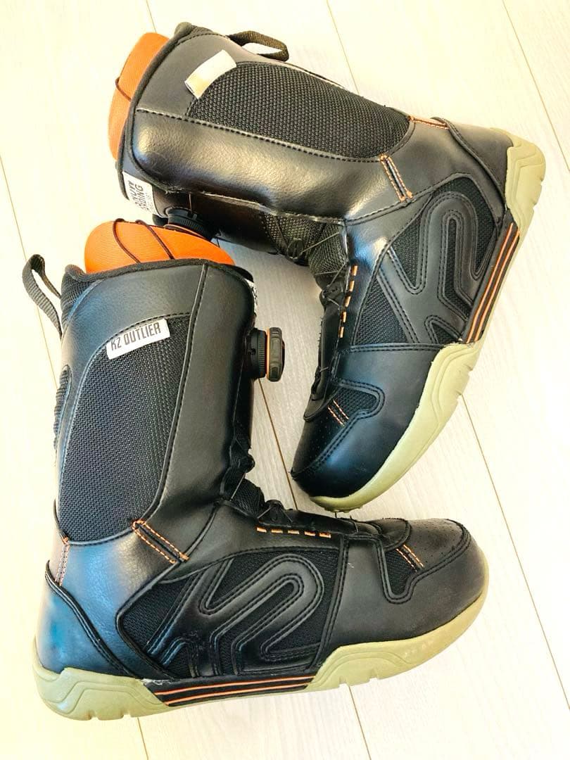 K2 OUTLIER 26.0cm ボア スノーボードソフトブーツ ケーツー