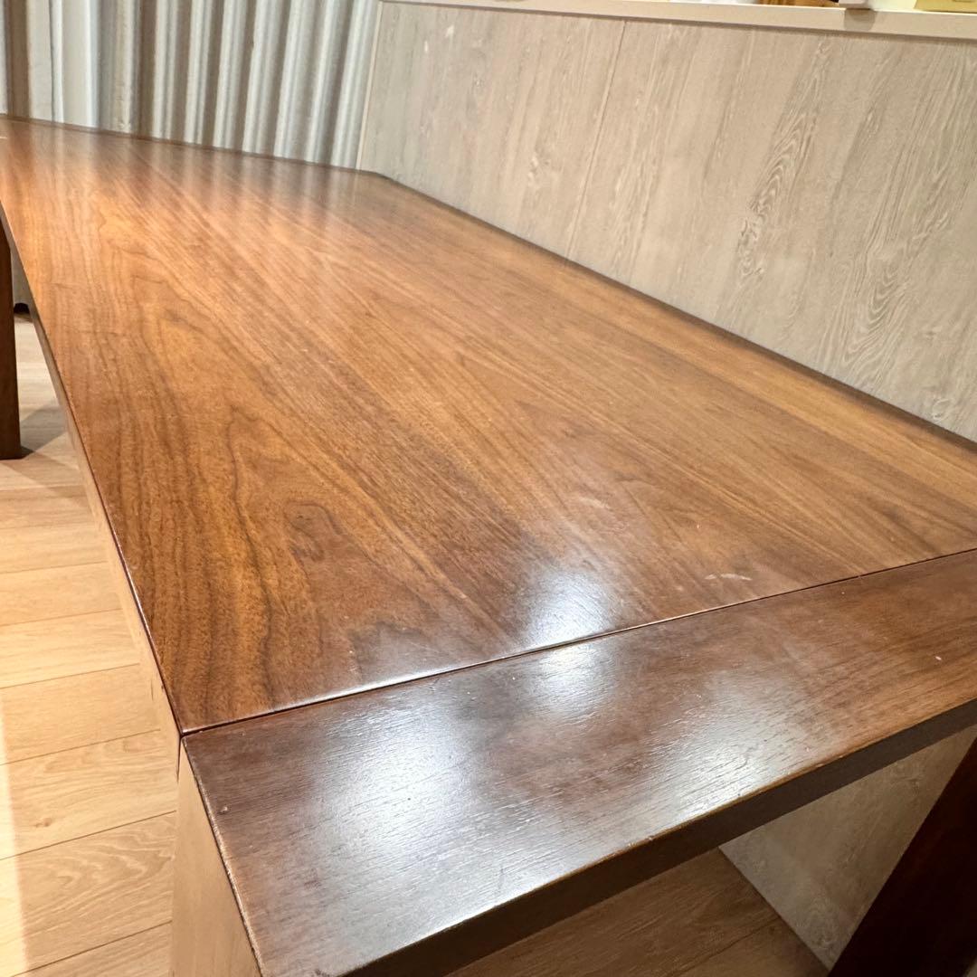 ノーウェアライクホーム 関家具 ダイニングテーブル ブラウン 角脚