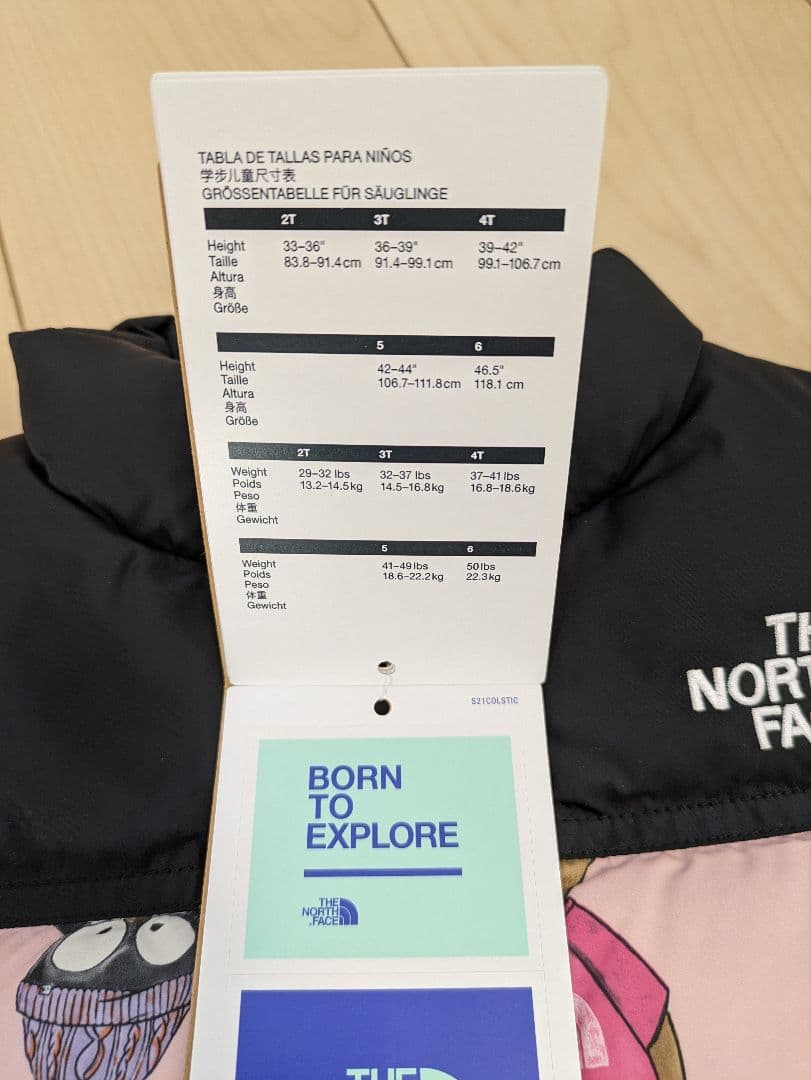 子供用ダウンジャケット　ノースフェイス