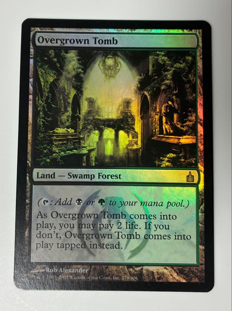 美品 mtg 初版foil「RAV」草むした墓/Overgrown ラヴニカ
