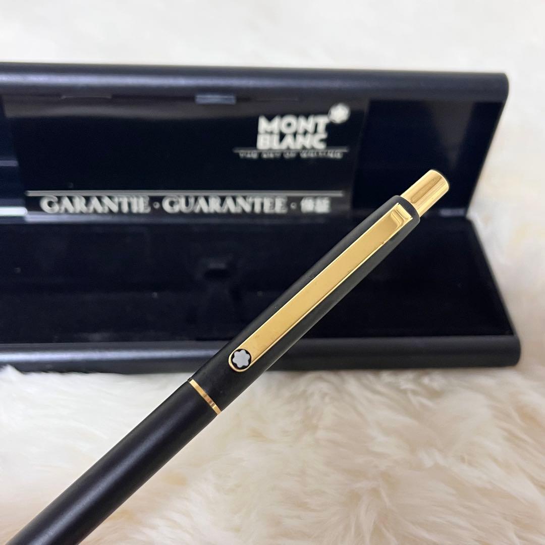 MONT BLANC ブラックボールペン ゴールドトリム