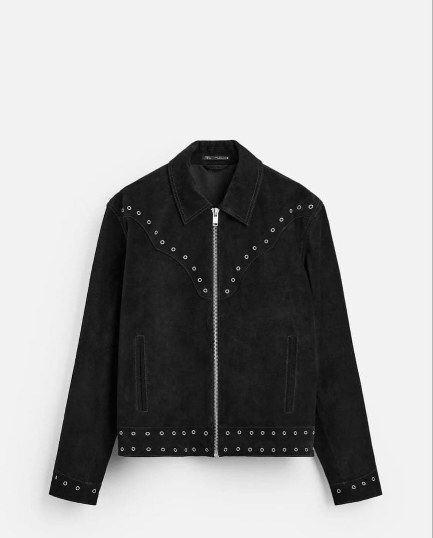 zara スエードレザージャケット 本革 S 40000円
