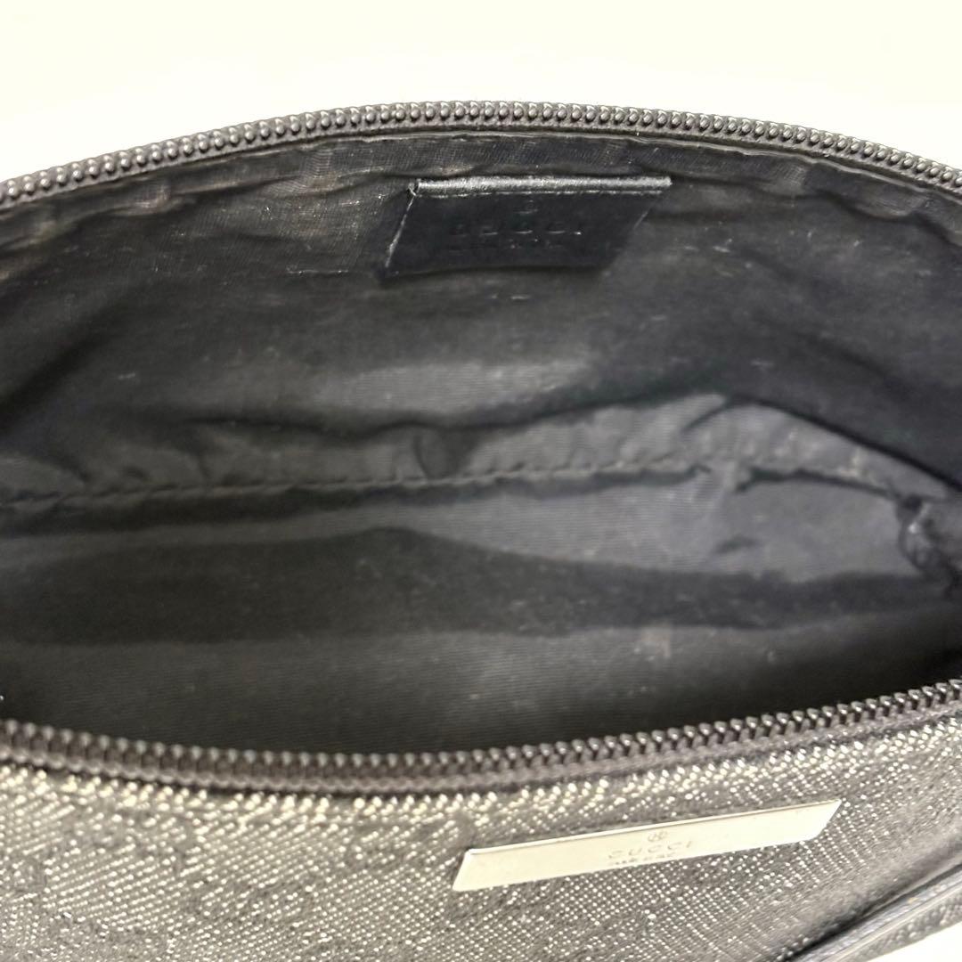 GUCCI グッチ GGキャンバス ハンドバッグ アクセサリーポーチ キャンバス