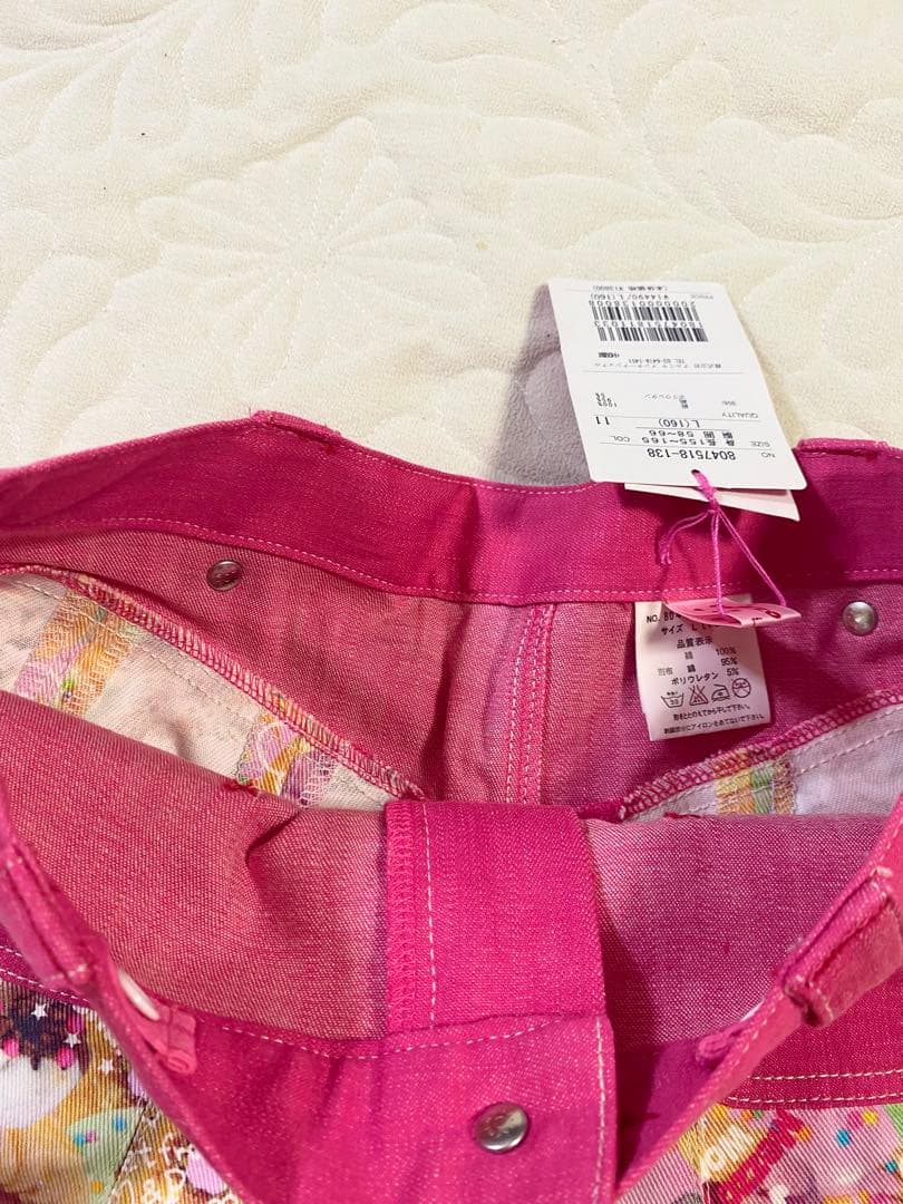 新品　昭和レトロ　メゾピアノ　ドーナツ柄　派手