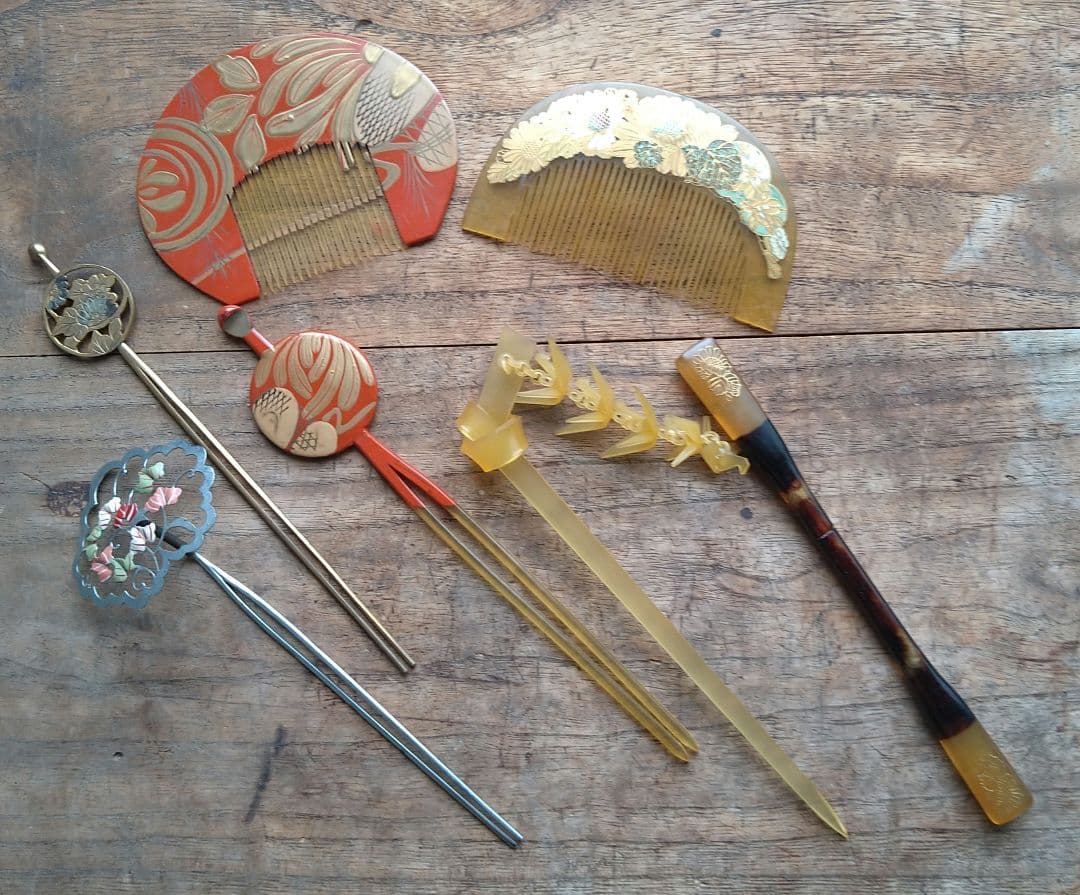 日本髪 櫛 かんざし