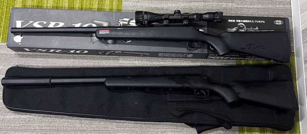 マルイ　スナイパー　２本組　スコープ付　VSR-10+VSR-10G サバゲー