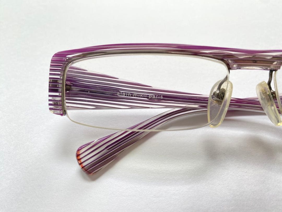 【入手困難】アランミクリ　alain mikli  パープルブラインドフレーム