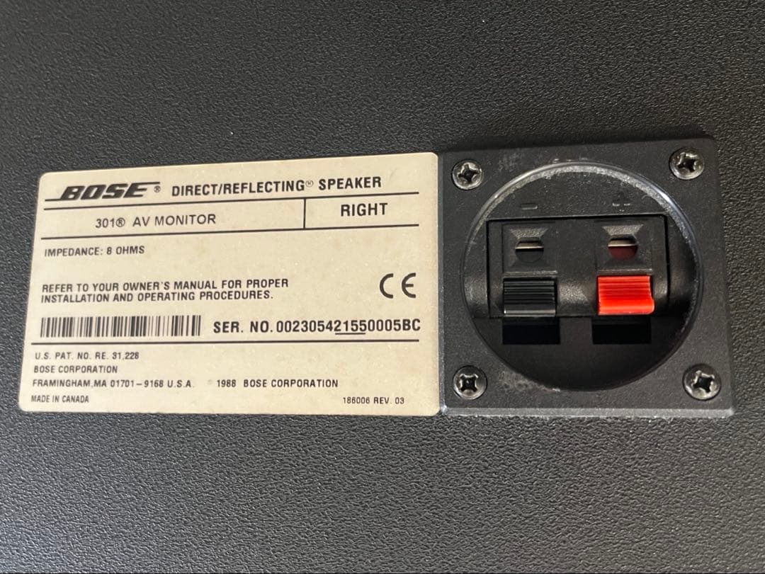 BOSE 301-AV MONlTOR セット