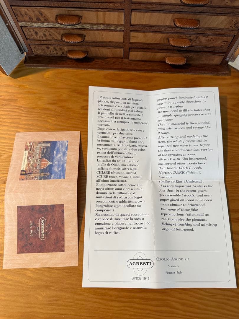 万年筆コレクターズボックス、100本入り、アグレスティー(イタリア)