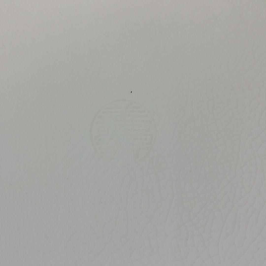 Ｗ３４　水指　『鼓形』『地紙四季草花』『山岡善昇 造』　共箱　茶道具