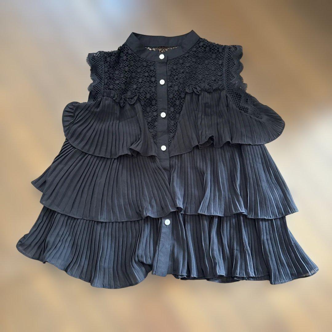 VIVI♡POPO　リブ編み ブラック タンクトップおまとめ商品