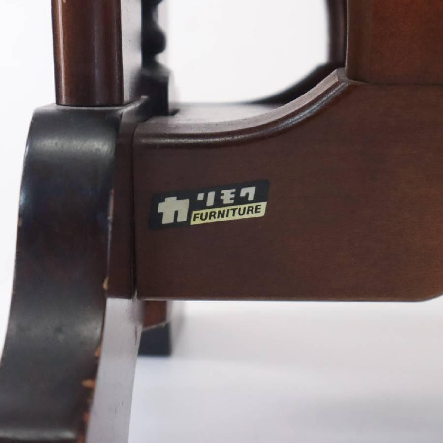 カリモク家具 コロニアル マガジンラック付き サイドテーブル ブナ材 クラシカル