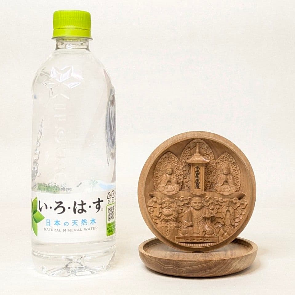 【フォロー割・新品】 香合仏　日蓮宗　白檀　仏龕　懐中仏　日蓮　仏像