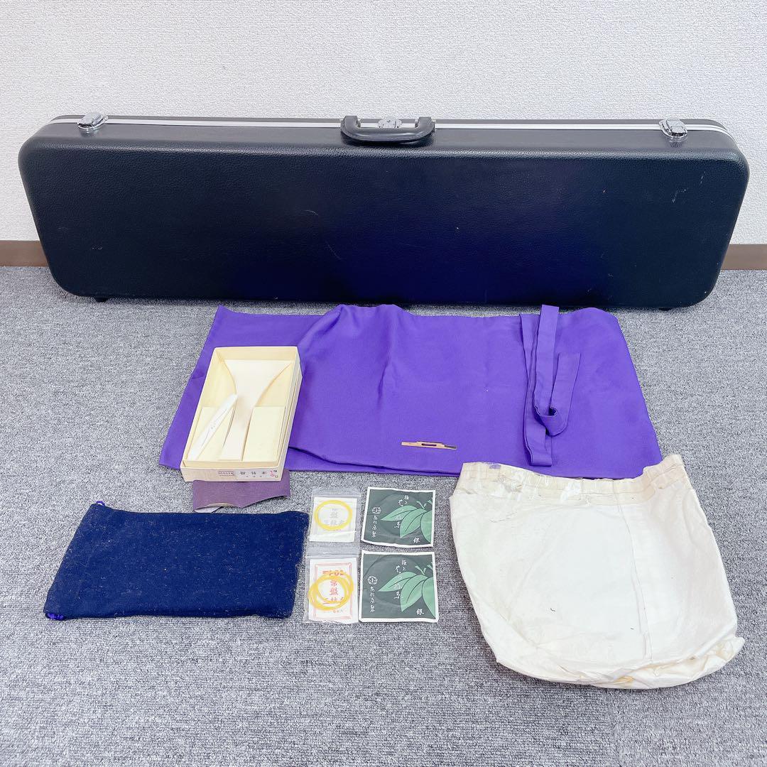 三味線 紅木 子持綾杉胴 中棹 一本溝