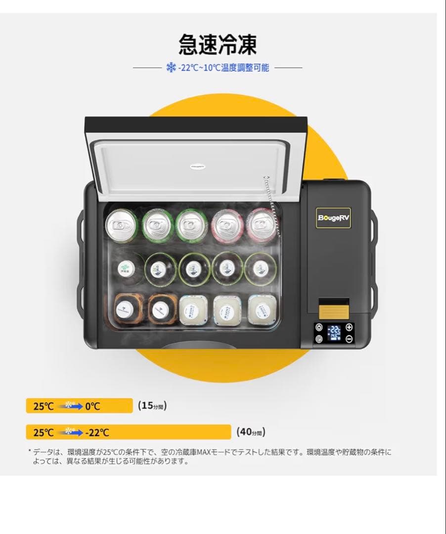 値下げ　BougeRV 車載冷蔵庫 29L CR Pro VIPタイプ　バック込