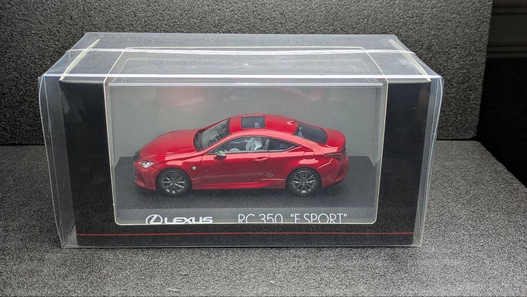 京商 1/43 レクサス RC 350 Fスポーツ レッド ミニカー