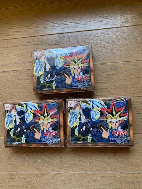 遊戯王　EX デッキ　復刻版　3個セット　決闘者伝説　コナミ　シュリンク付き