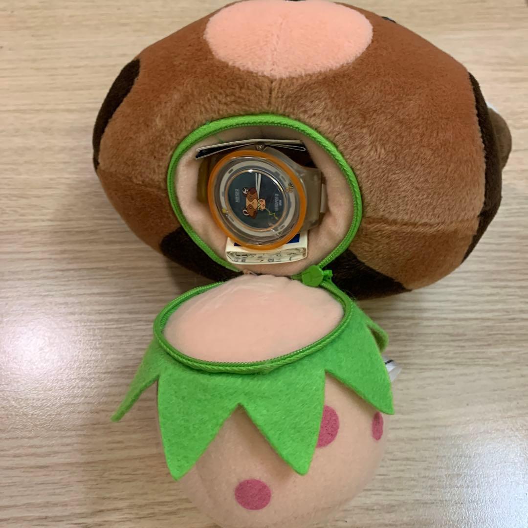 村上隆 ぬいぐるみ　ソーラー腕時計　未使用保管品　カイカイキキ