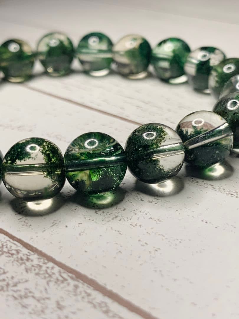 グリーンガーデンクォーツ 10ミリ K00688◆透明感◆