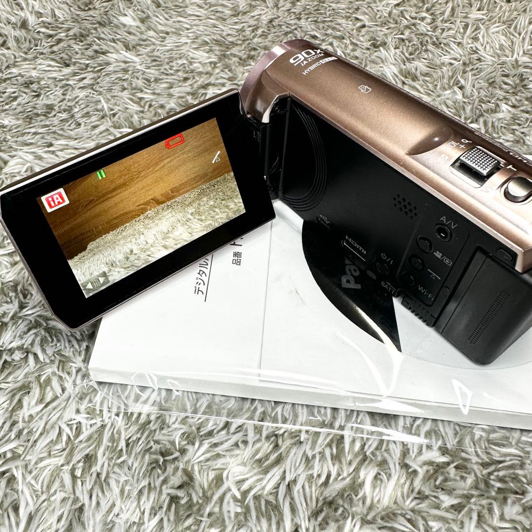 【美品】Panasonic　HC-V550M ビデオカメラ　ピンク　動作確認済