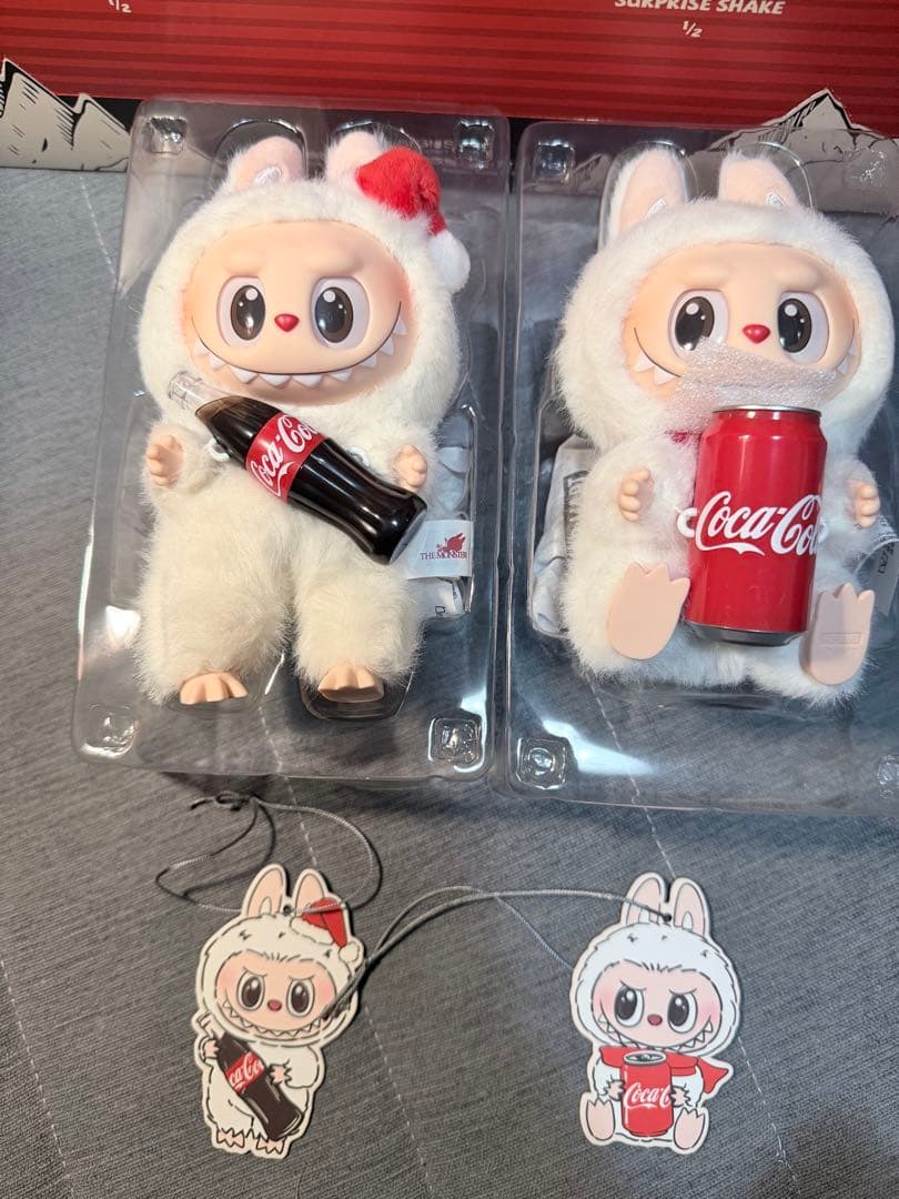 Labubu ラブブ　コカコーラ　Coca Cola ぬいぐるみ 国内正規品2点