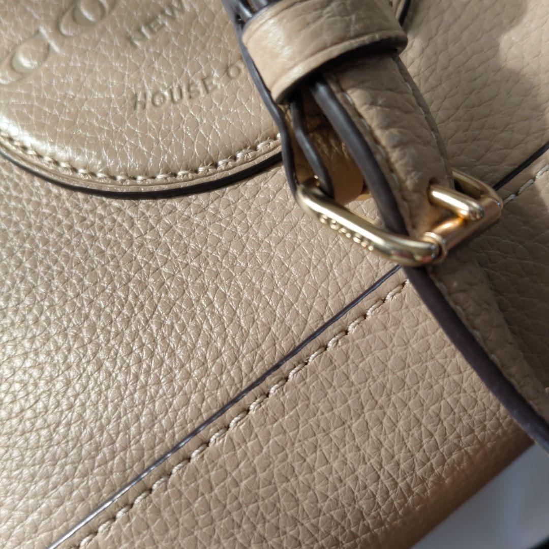 COACH 2wayデンプシーベージュ ショルダトートーバッグ