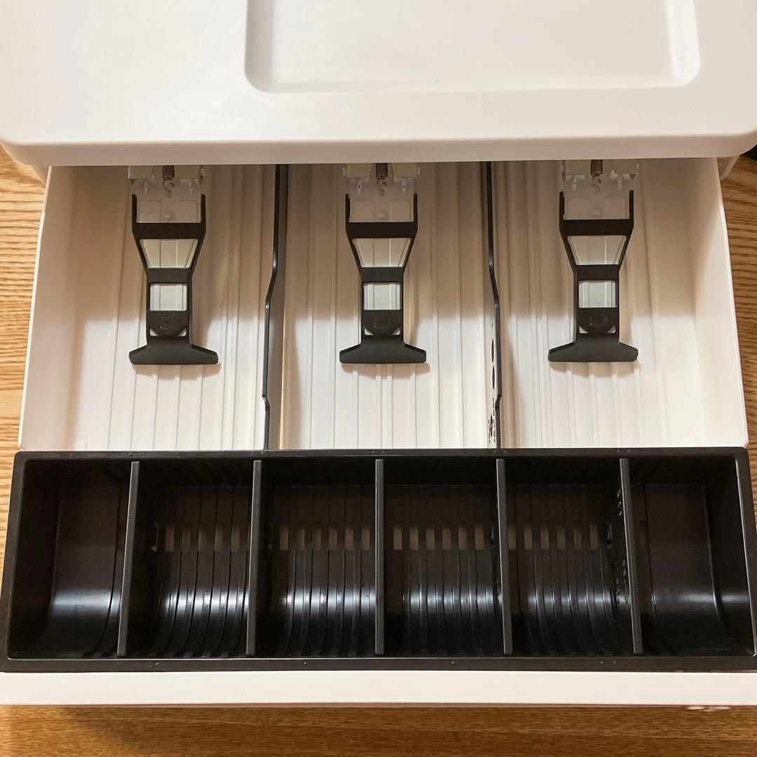 美品 CASIO 電子レジスターSR-G3-WE ロール紙付属 業務用店舗用品