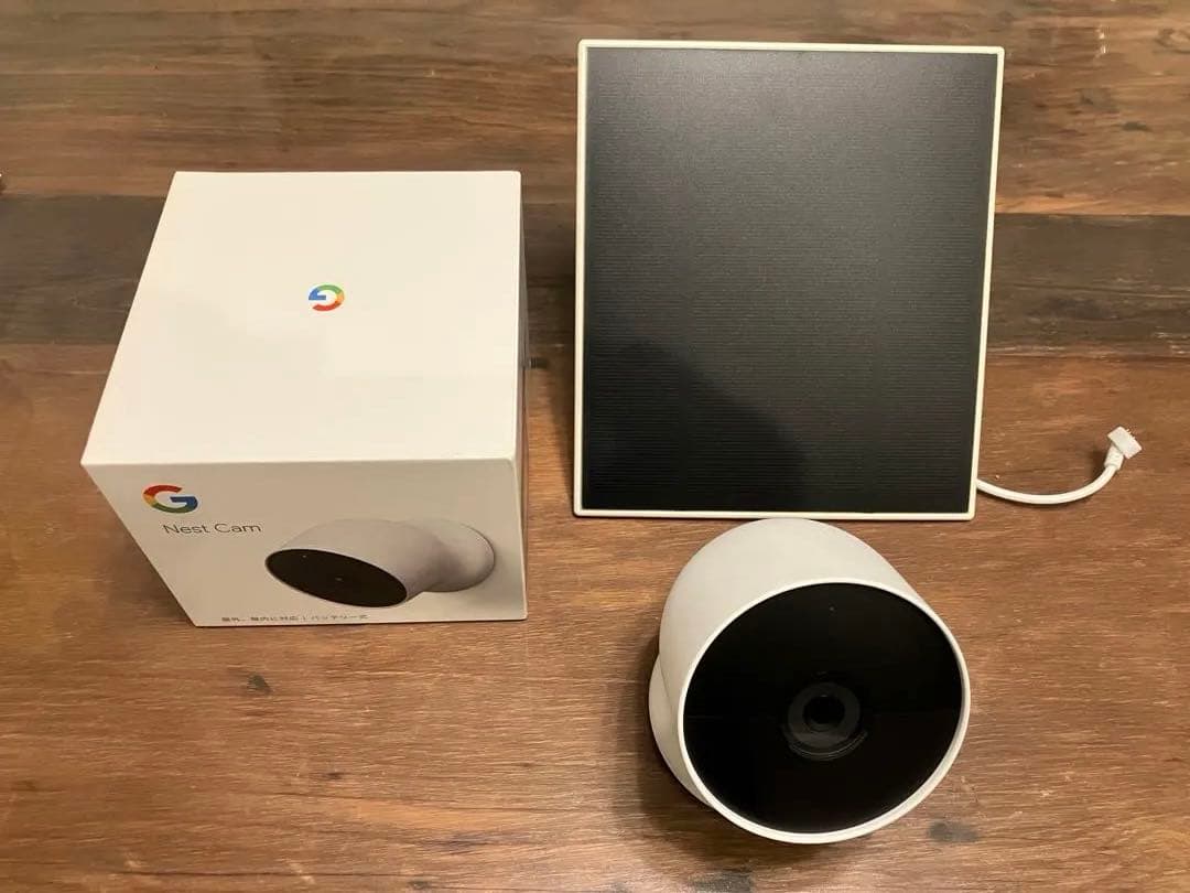 Google Nest Cam ソーラーパネルセット