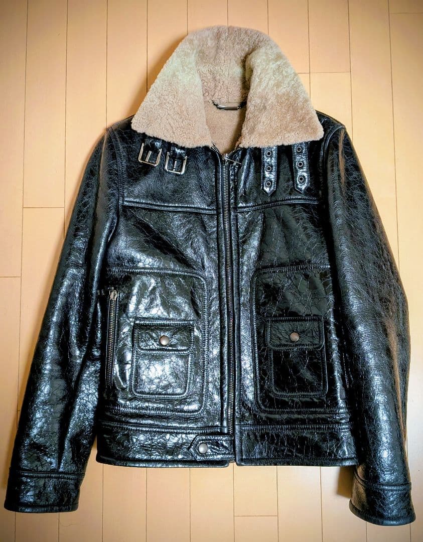 服*ズ様 ドルチェ&ガッパーナ シープスキンレザージャケット