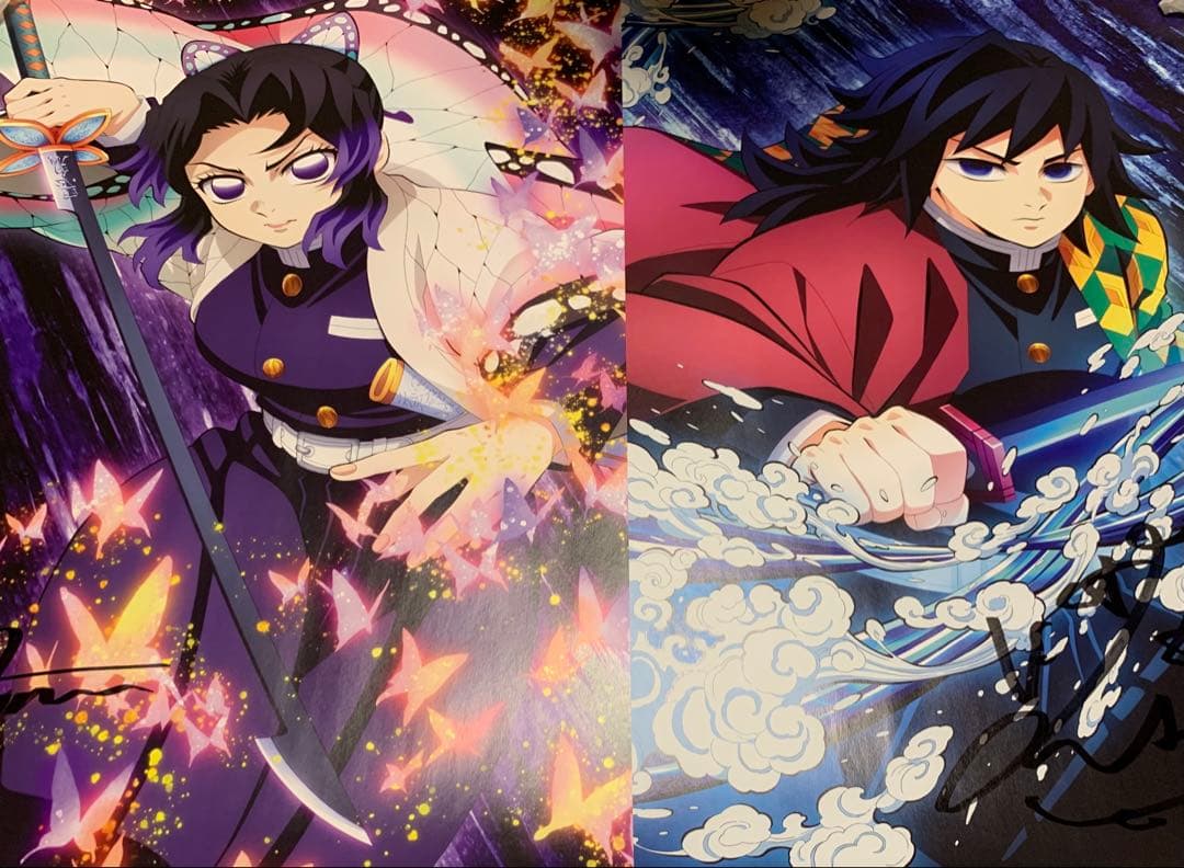 超激レア 鬼滅の刃 無限城編 LiSA & Aimer 直筆サイン入りポスター