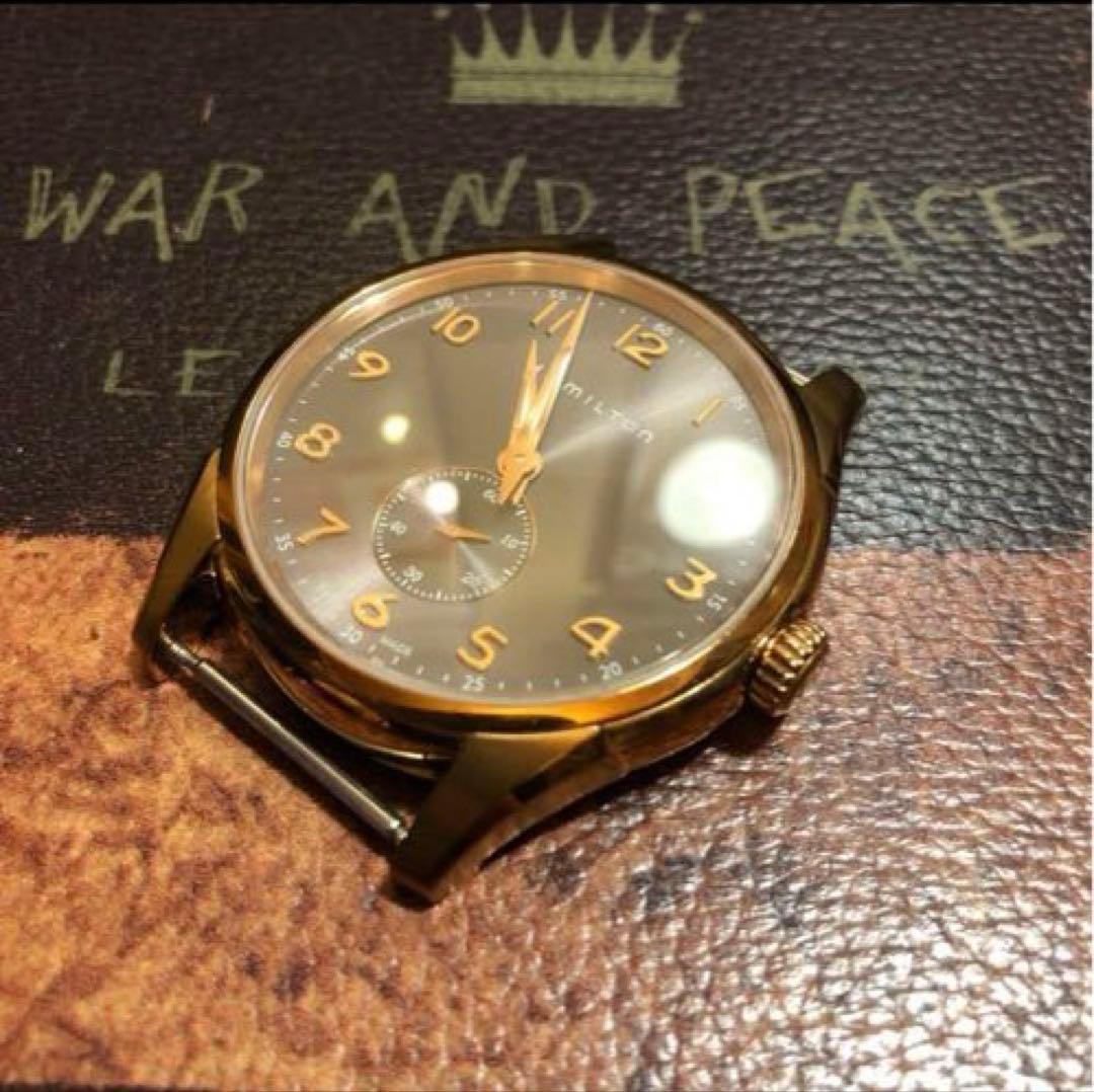 最終価格　美品　ハミルトン　ジャズマスター　スモセコ　ゴールド新品電池交換済み