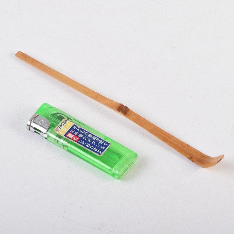 茶道具　東竹斎下削　茶杓　銘清流　前大徳　藤田寛道書付　共筒共箱　V　9014