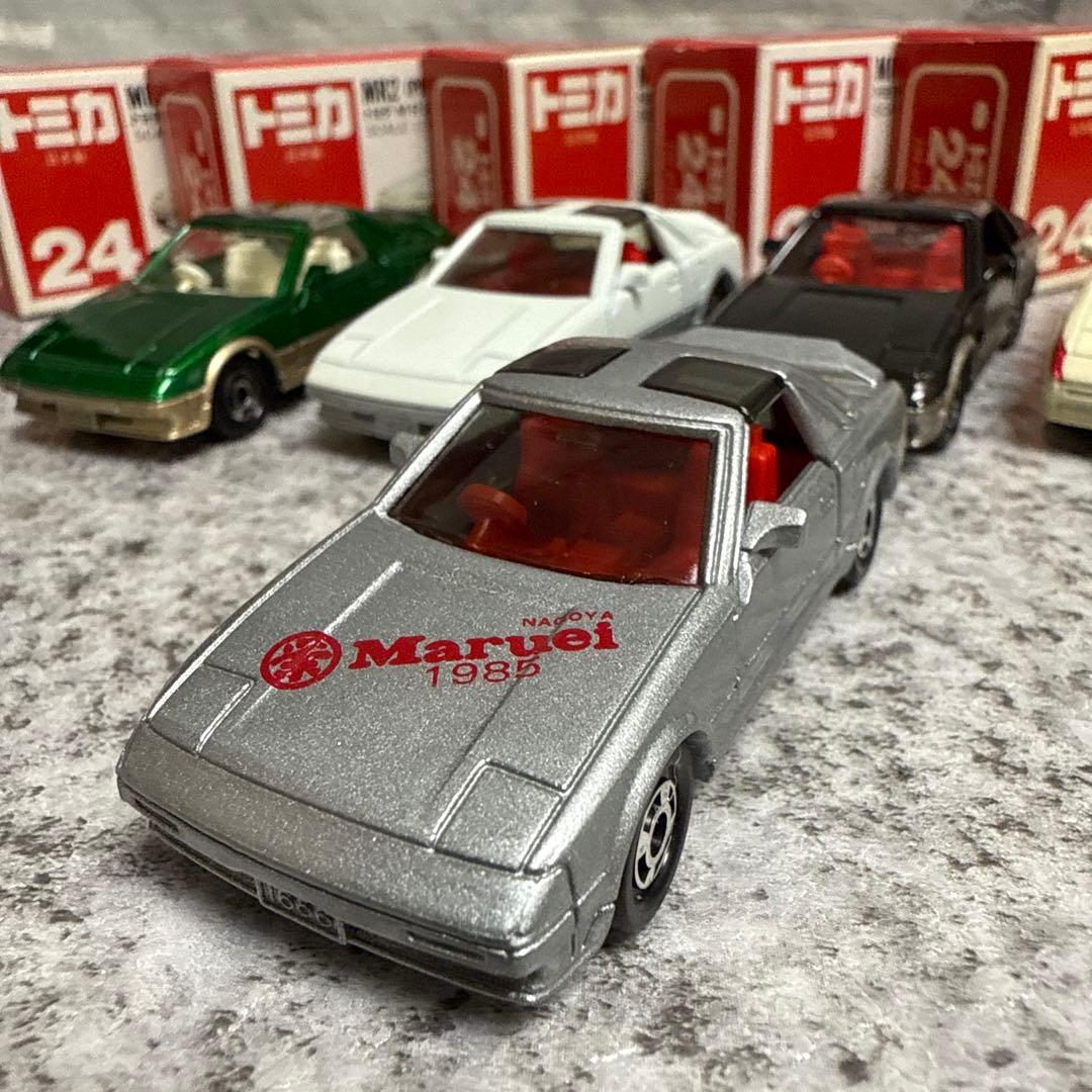 く*〜様 赤箱トミカ24　トヨタ MR2 プロトタイプ　日本製 5台セット