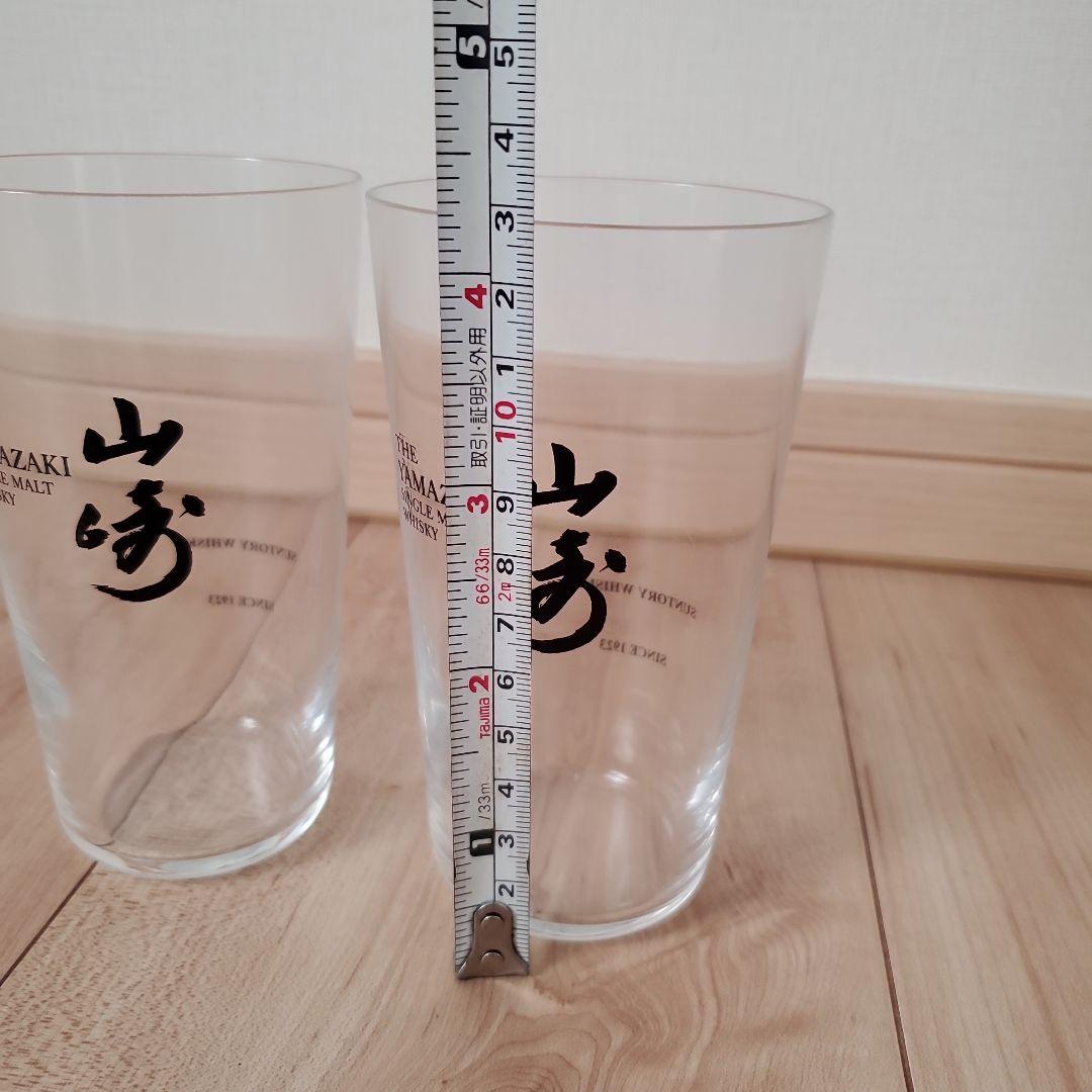 サントリー 山崎 未洗浄 空ボトル 18年 12年 薄づくりグラス2個 空瓶4本