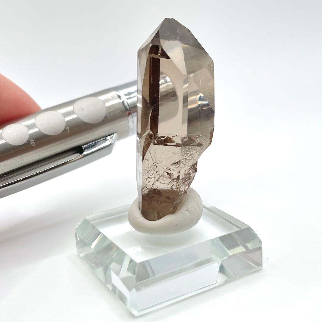 スイスTiefen Glacier アルパインスモーキークォーツ 鉱物標本