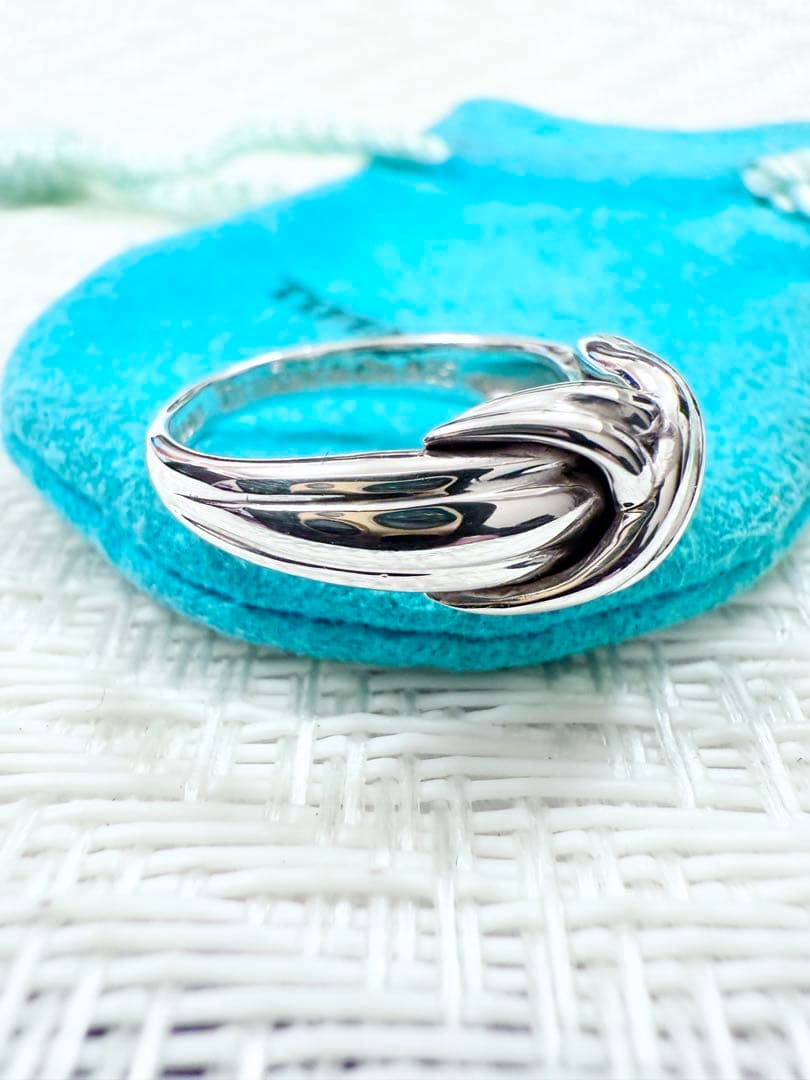 ティファニー　シグネチャー　指輪　リング　10号　研磨仕上げ済み美品　925