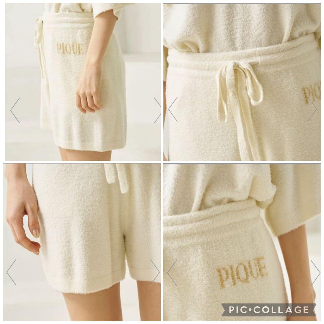 【新品】ジェラピケ スムーズィーロゴジャガードプルオーバー&ショートパンツセット