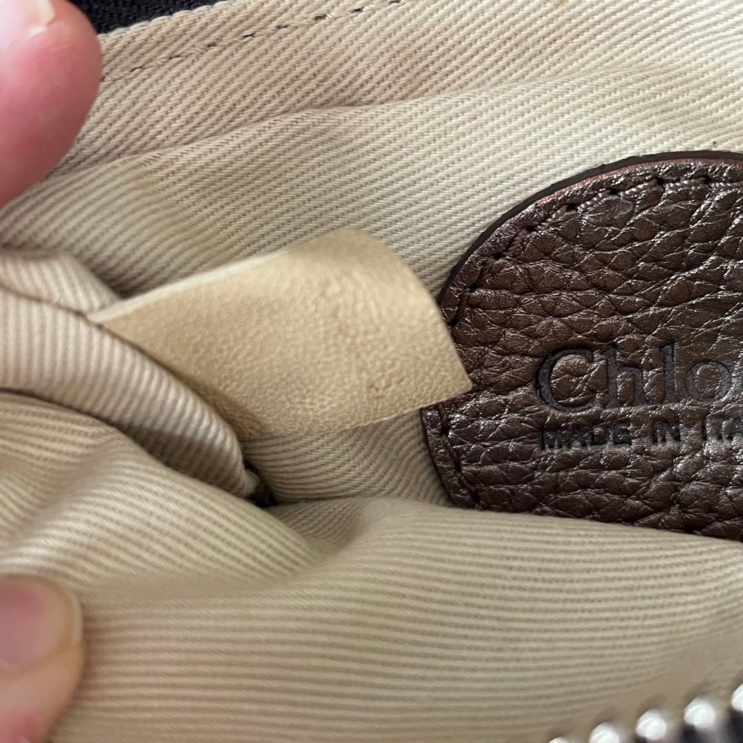 新品同様 美品 Chloe クロエ レザー パディントン ミニバッグ