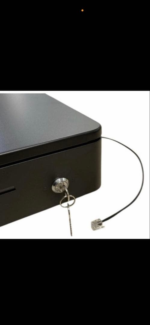 キャッシュドロア(黒） 和信テック WS-330 コンパクトAirレジなどに対応