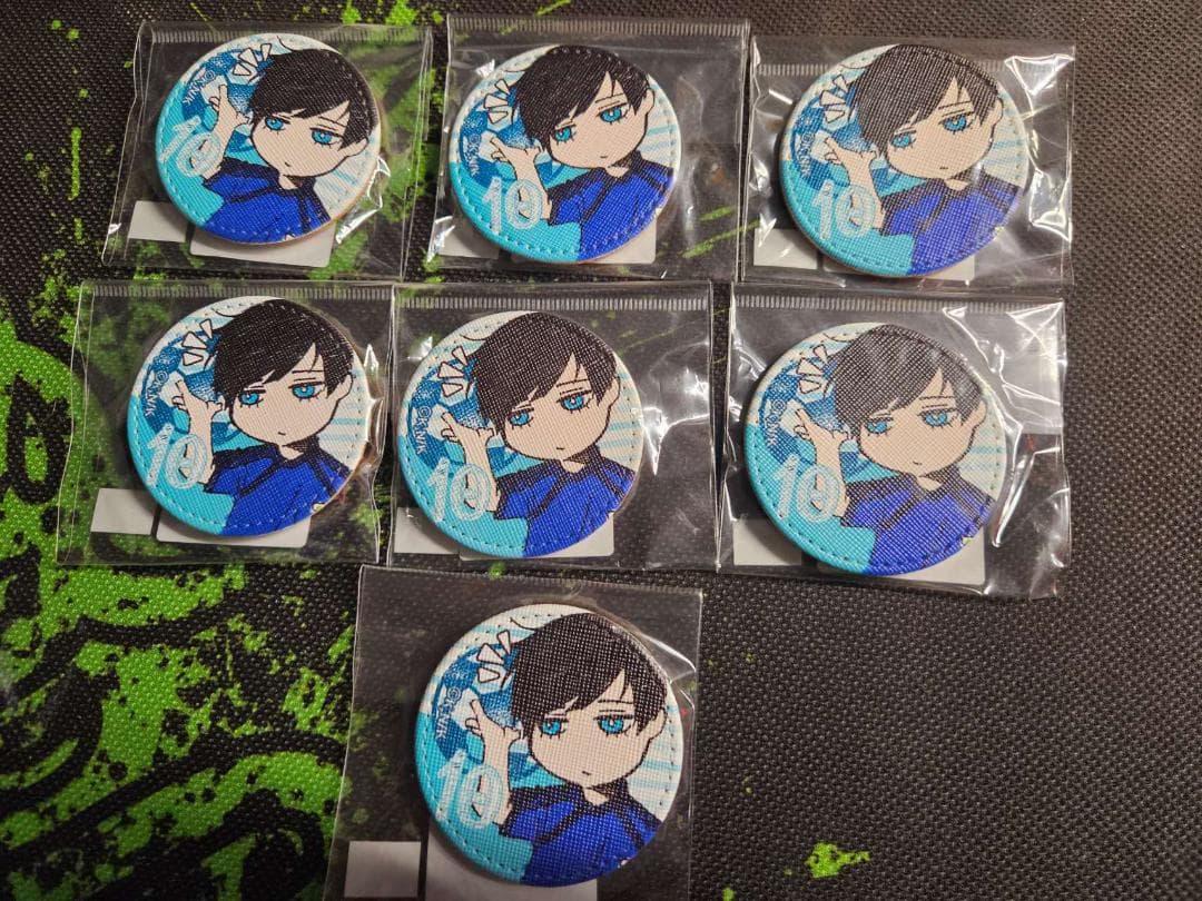 新品 未開封 ブルーロック レザーバッジ 糸師凛